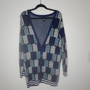 Doctor Who torrid size 3 cardigan